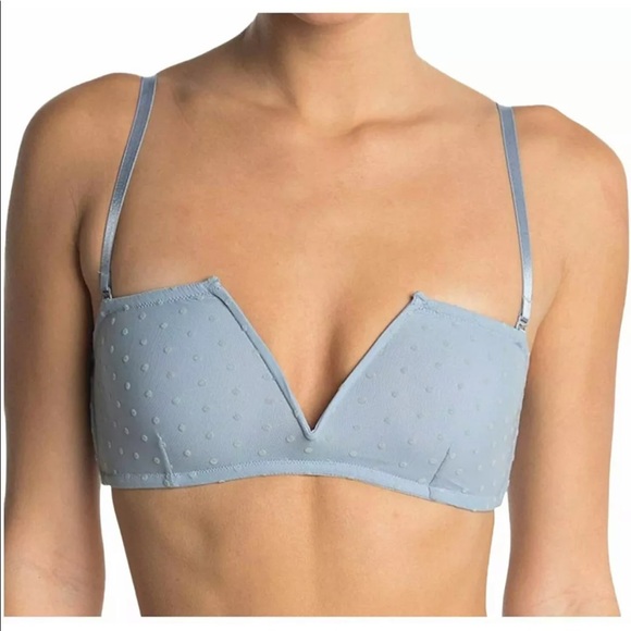 Free People Sierra Bandeau Bra Blue Rain - Picture 5 of 12